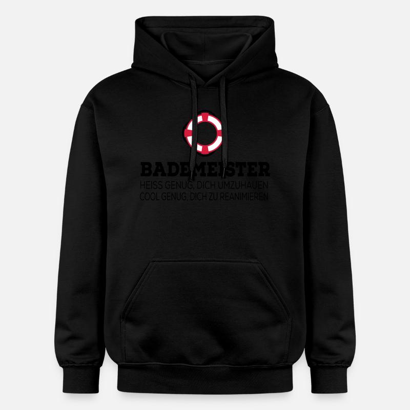 Maître-nageur - Sweat à capuche Softstyle® Gildan Unisexe - noir