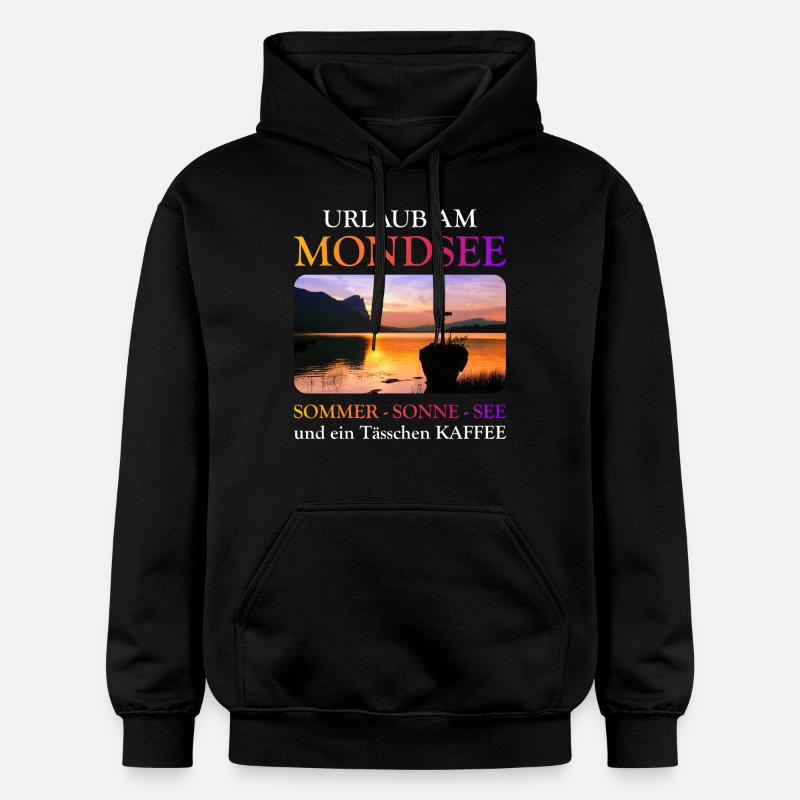 Mondsee Été - Sweat à capuche Softstyle® Gildan Unisexe - noir