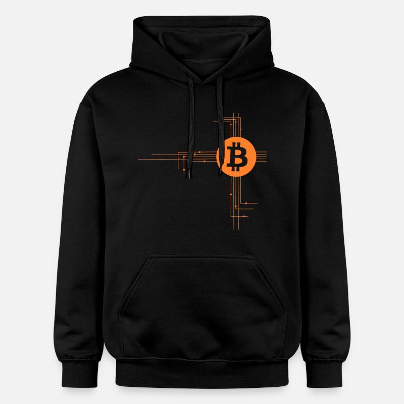 Bitcoin - Sweat à capuche Softstyle® Gildan Unisexe - noir
