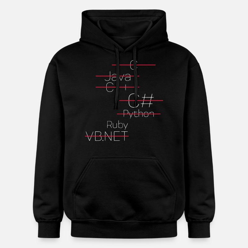 RUBY / RUBY ON RAILS - Gildan Unisex Softstyle® Midweight Hoodie - black