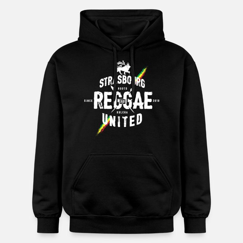 Strasbourg Reggae United - Regular - Sweat à capuche Softstyle® Gildan Unisexe - noir