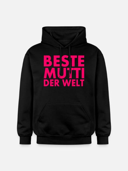 Beste mutti der welt - Gildan Unisex Softstyle® Midweight Hoodie - Schwarz