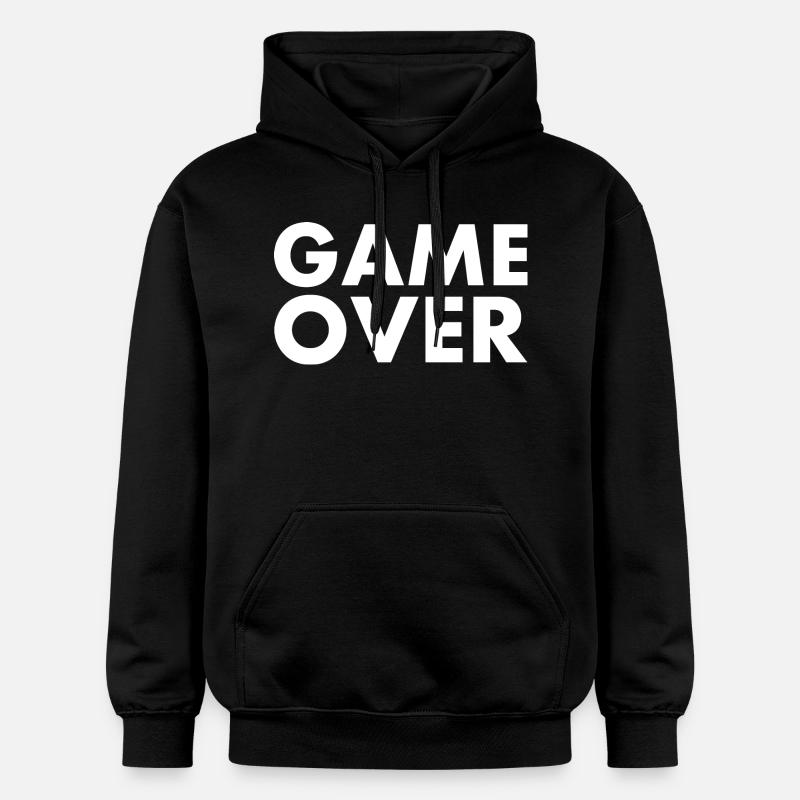Game over - Sweat à capuche Softstyle® Gildan Unisexe - noir