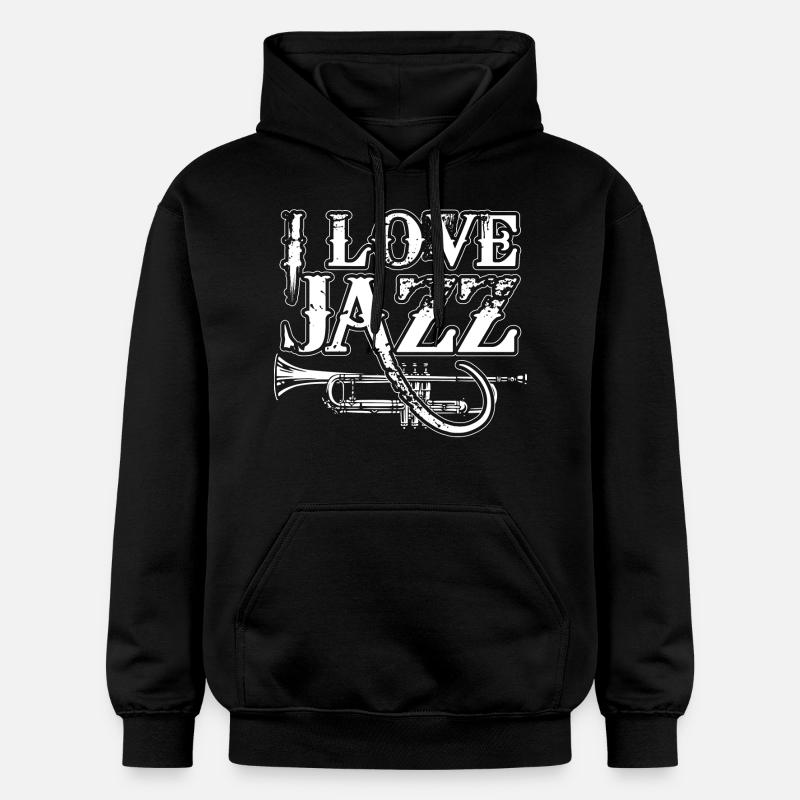 jazz - Sweat à capuche Softstyle® Gildan Unisexe - noir