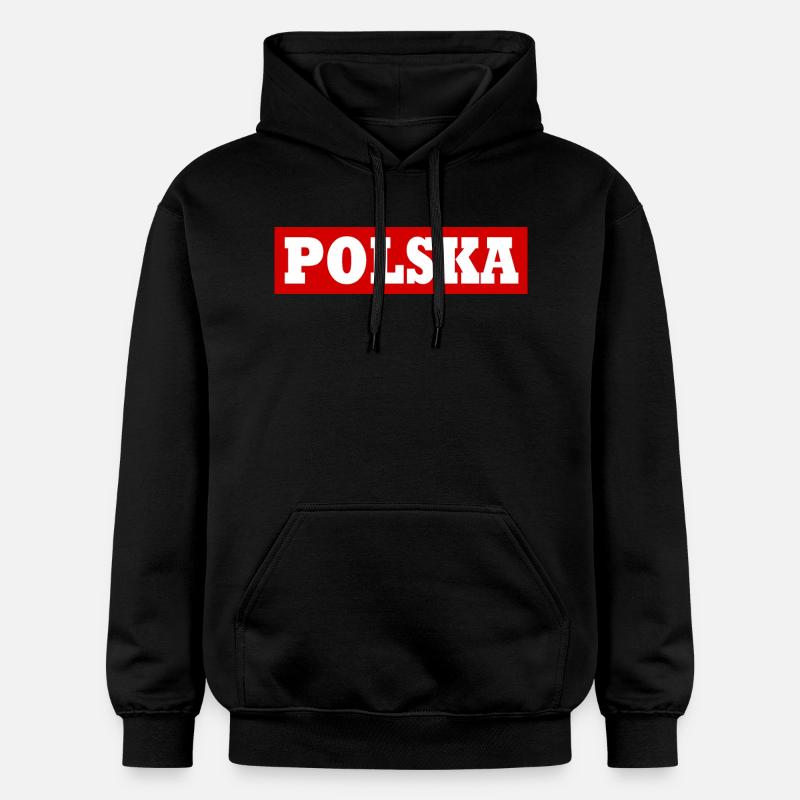 Polska - Sweat à capuche Softstyle® Gildan Unisexe - noir