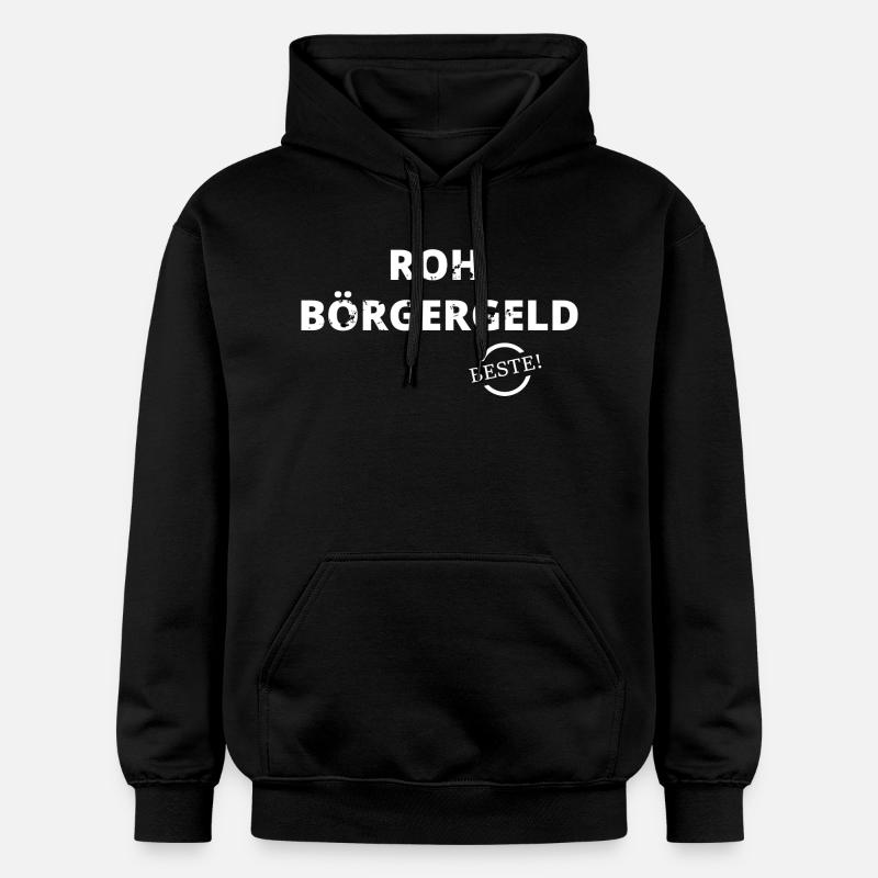 Börgergeld cru - Sweat à capuche Softstyle® Gildan Unisexe - noir
