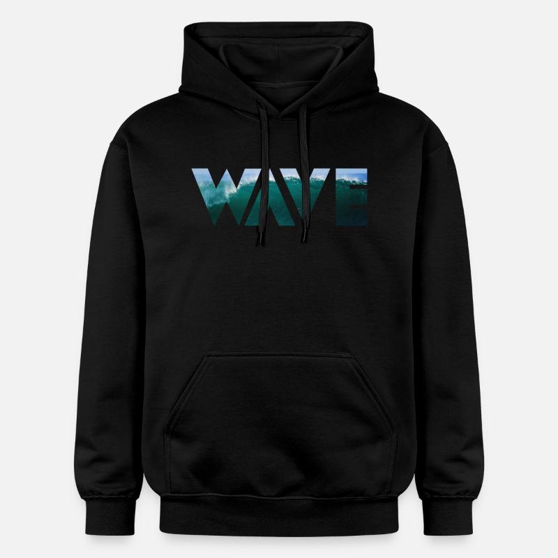 Wave - Arbre - Sweat à capuche Softstyle® Gildan Unisexe - noir