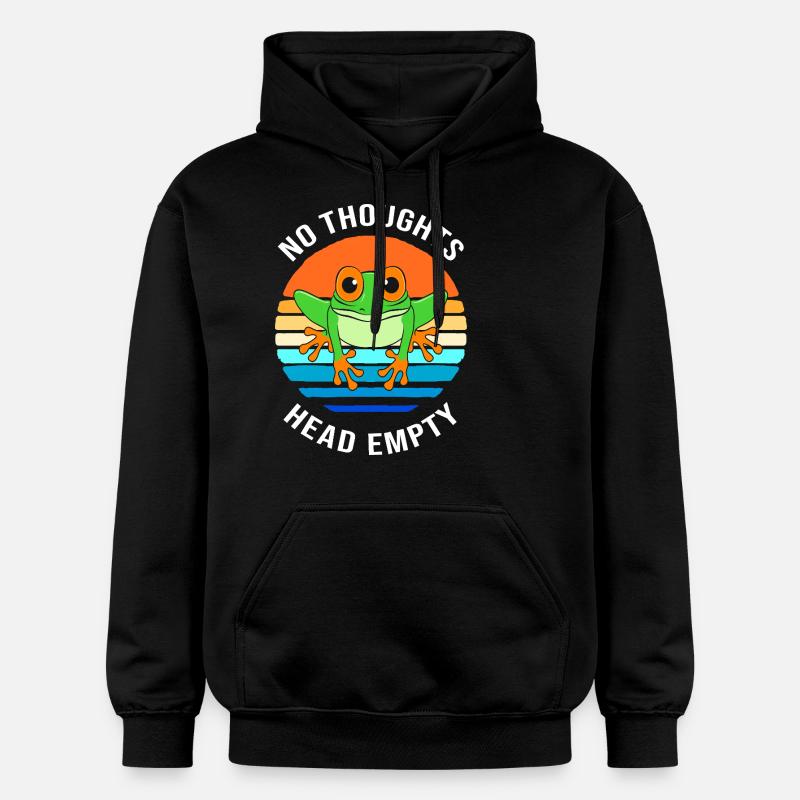 Frosch Laubfrosch - Gildan Unisex Softstyle® Midweight Hoodie - Schwarz