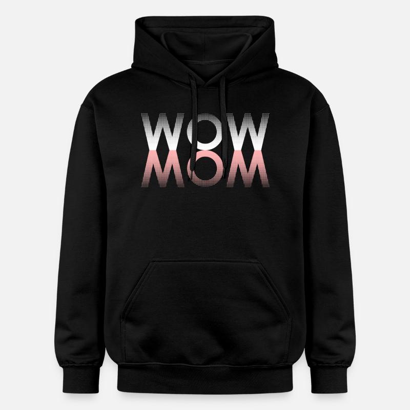 WOW MOM - Sweat à capuche Softstyle® Gildan Unisexe - noir