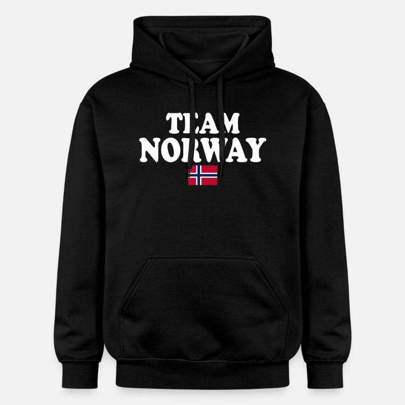 Team norway - Sweat à capuche Softstyle® Gildan Unisexe - noir