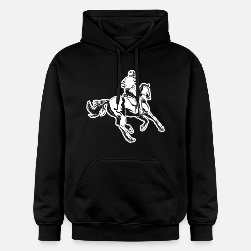 Cavalier - Sweat à capuche Softstyle® Gildan Unisexe - noir