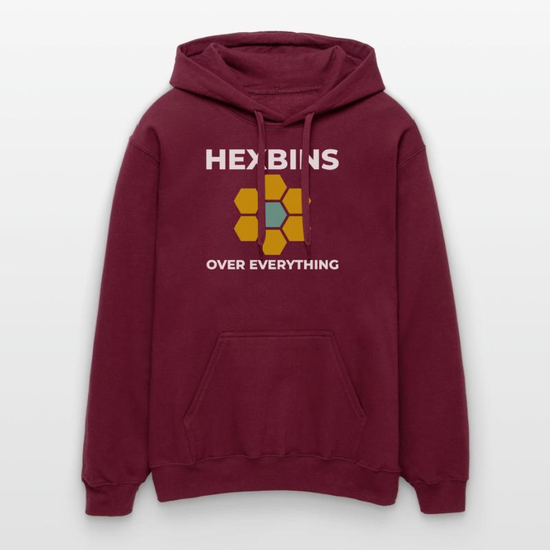 Hexbins Data Visualization GIS Mapping Spatial Gildan Unisex Softstyle® Midweight Hoodie