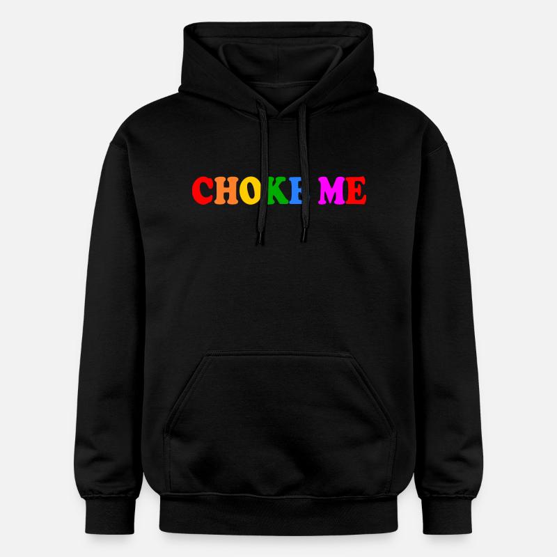 Choke me - Sweat à capuche Softstyle® Gildan Unisexe - noir