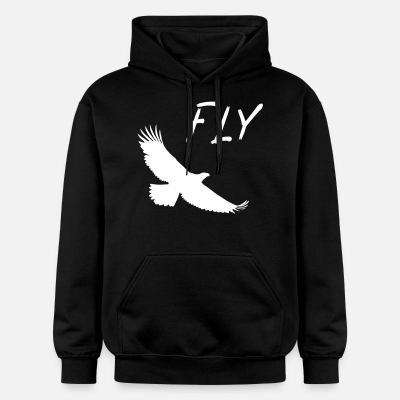 aigle - Sweat à capuche Softstyle® Gildan Unisexe - noir