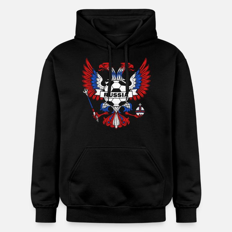 Russie - Sweat à capuche Softstyle® Gildan Unisexe - noir