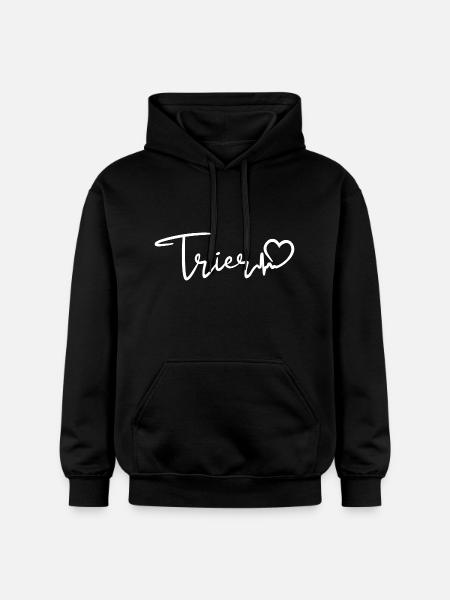 Trier Herzschlag - Gildan Unisex Softstyle® Midweight Hoodie - Schwarz
