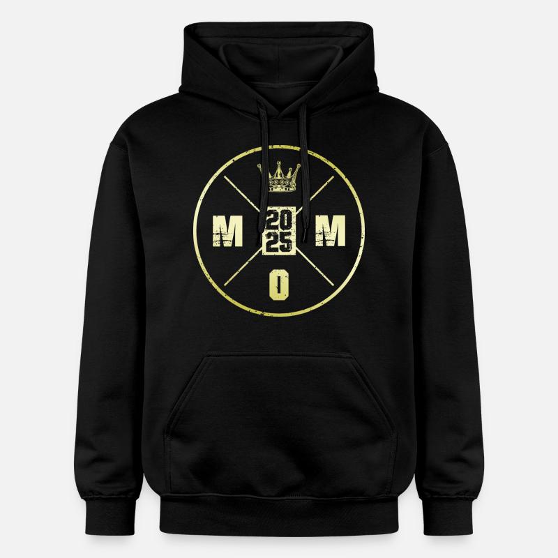 Maman 2025 Maman de maternité - Sweat à capuche Softstyle® Gildan Unisexe - noir