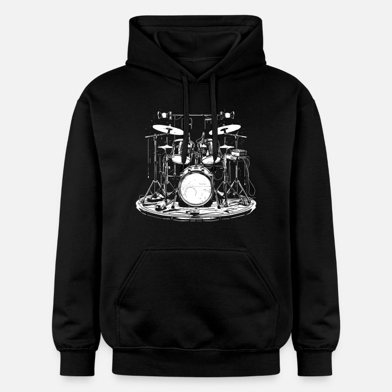 Percussion - Sweat à capuche Softstyle® Gildan Unisexe - noir