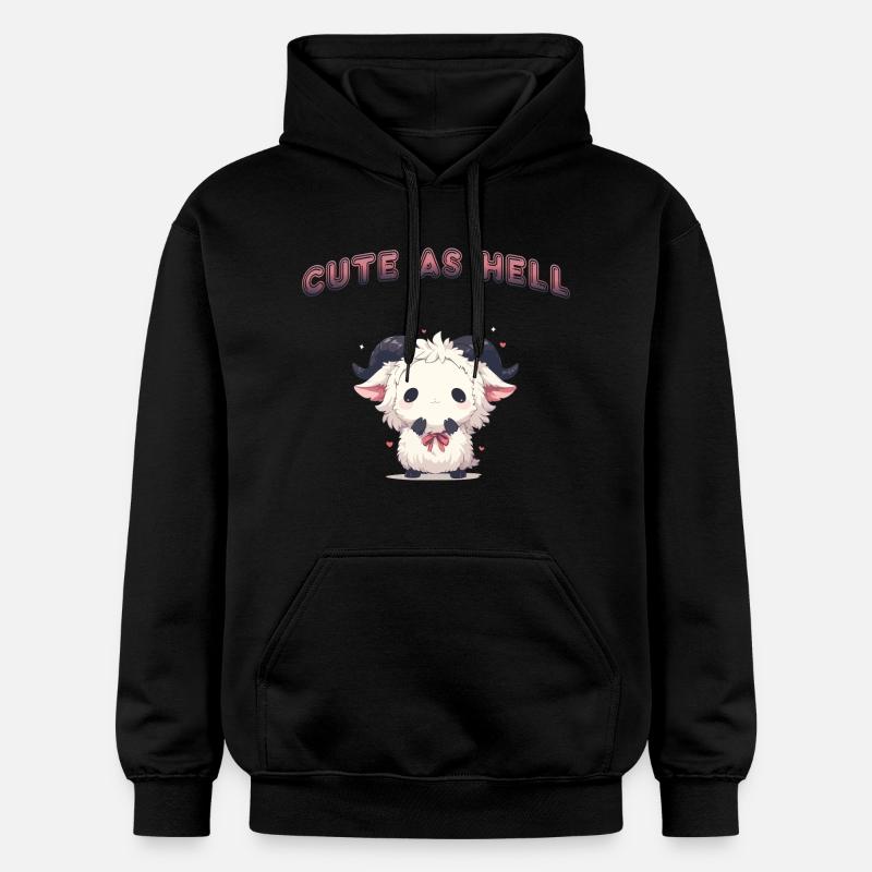 Mignon comme l’enfer - Sweat à capuche Softstyle® Gildan Unisexe - noir