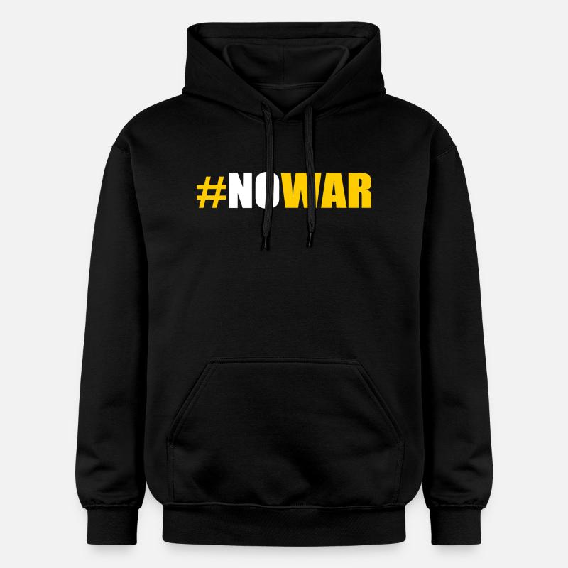 No war - Sweat à capuche Softstyle® Gildan Unisexe - noir