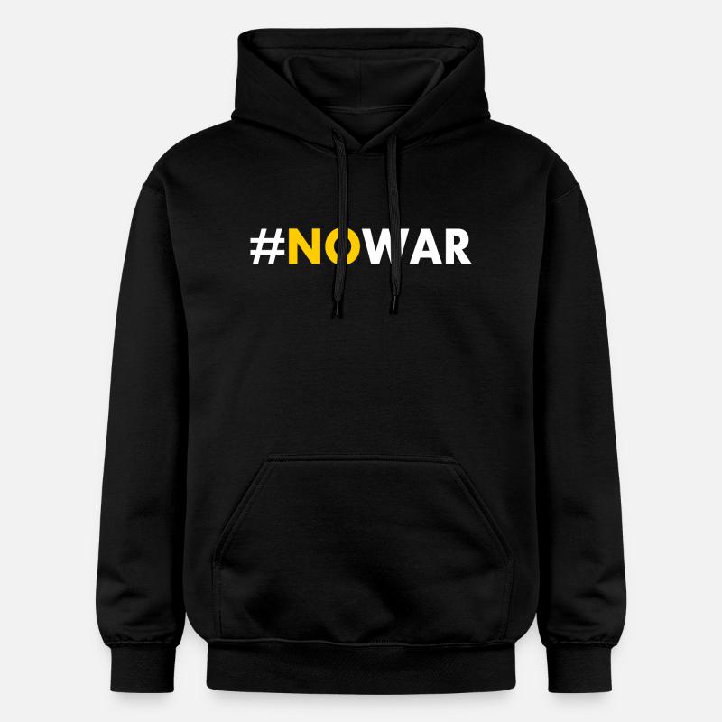 No war - Sweat à capuche Softstyle® Gildan Unisexe - noir