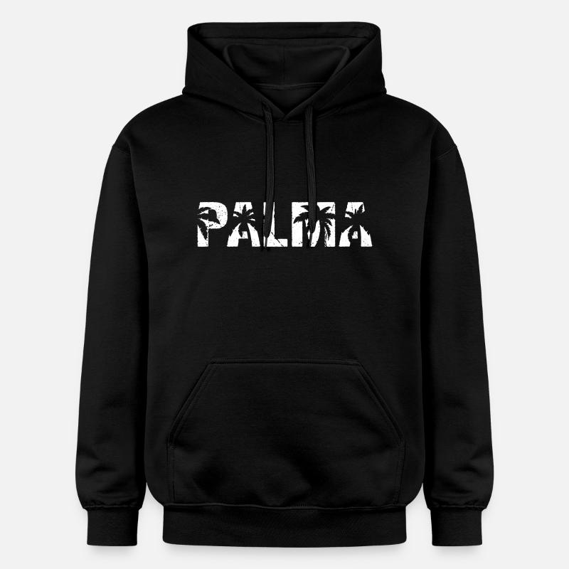 Palma Beach Majorque - Sweat à capuche Softstyle® Gildan Unisexe - noir