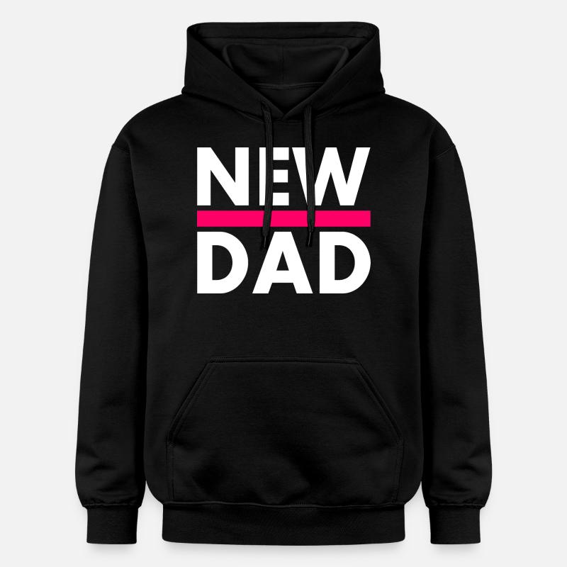 New dad - Sweat à capuche Softstyle® Gildan Unisexe - noir