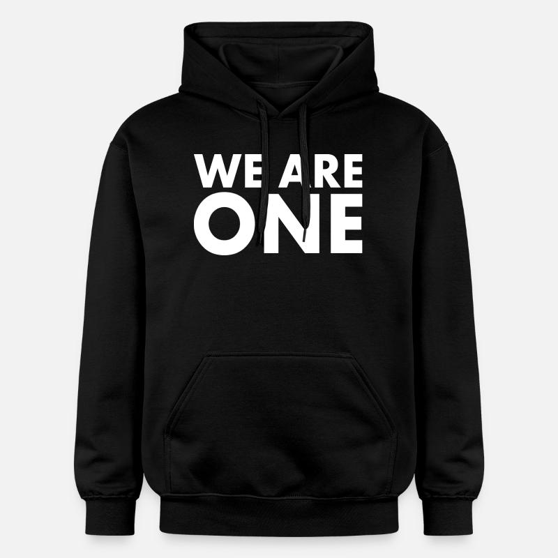 We are one - Sweat à capuche Softstyle® Gildan Unisexe - noir