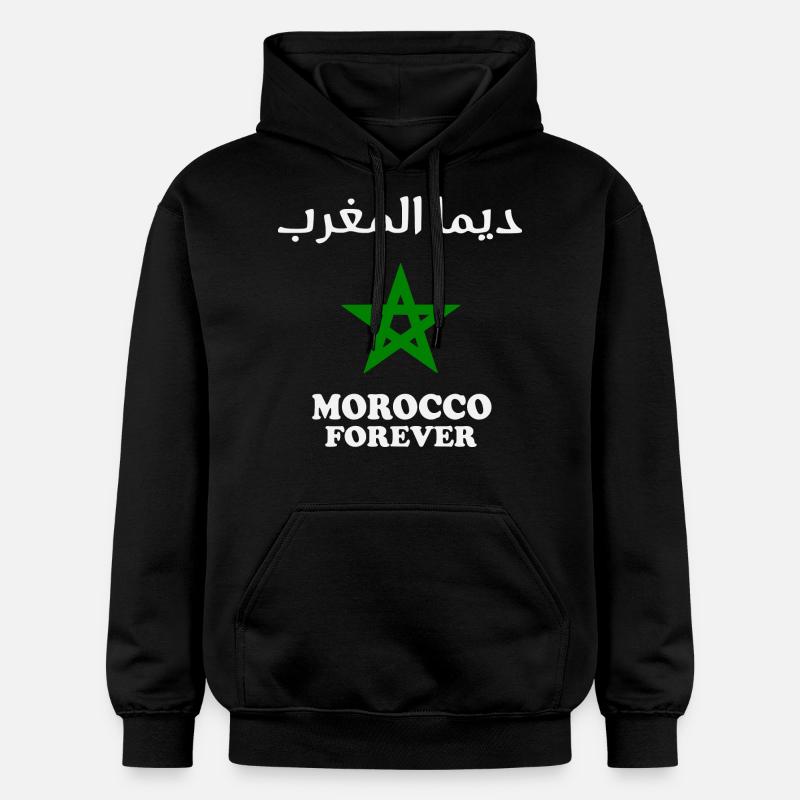 Dima maghrib - Sweat à capuche Softstyle® Gildan Unisexe - noir