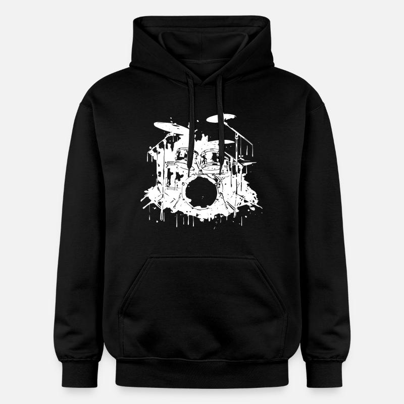 Graphiques de batterie - Sweat à capuche Softstyle® Gildan Unisexe - noir