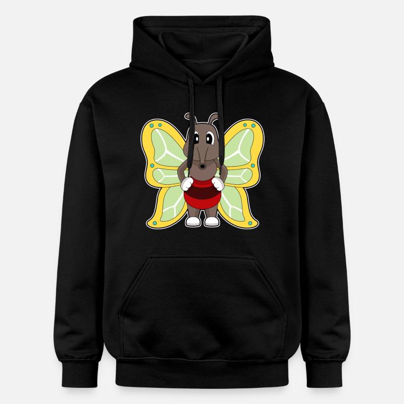 Moustique papillon - Sweat à capuche Softstyle® Gildan Unisexe - noir