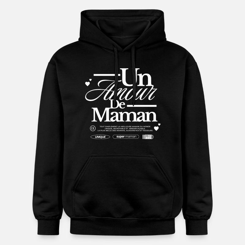 Die Liebe einer Mutter - Gildan Unisex Softstyle® Midweight Hoodie - Schwarz
