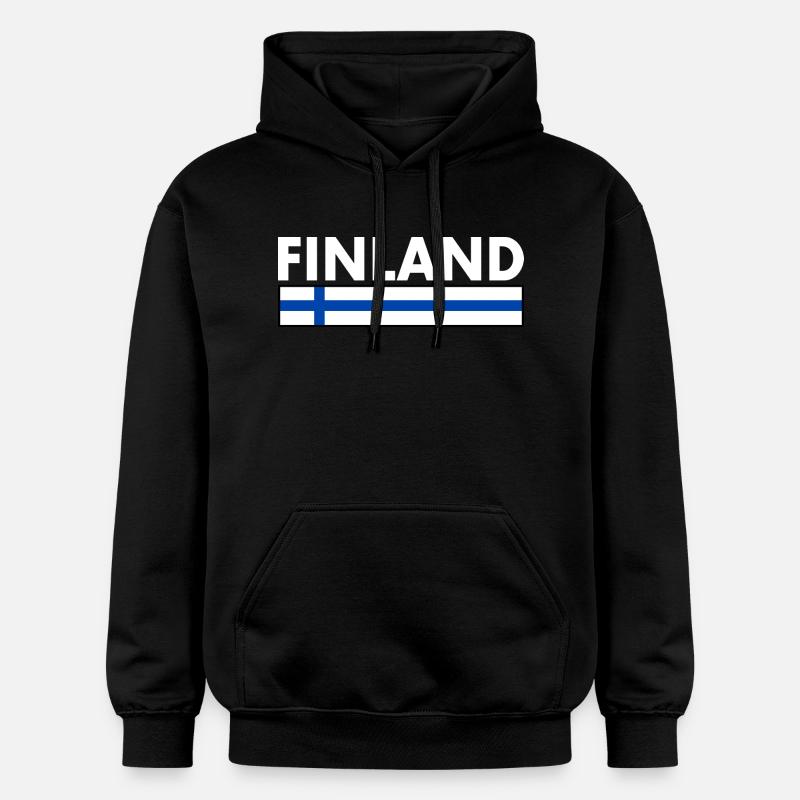 Finlande - Sweat à capuche Softstyle® Gildan Unisexe - noir