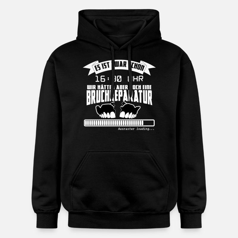 Zahntechnik Ausraster - Gildan Unisex Softstyle® Midweight Hoodie - Schwarz