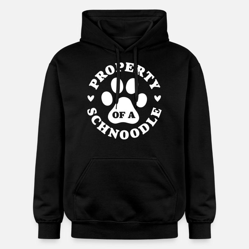 Propriété d’un Schnoodle - Sweat à capuche Softstyle® Gildan Unisexe - noir
