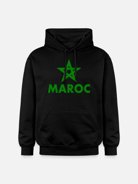 Morocco - Gildan Unisex Softstyle® Midweight Hoodie - black