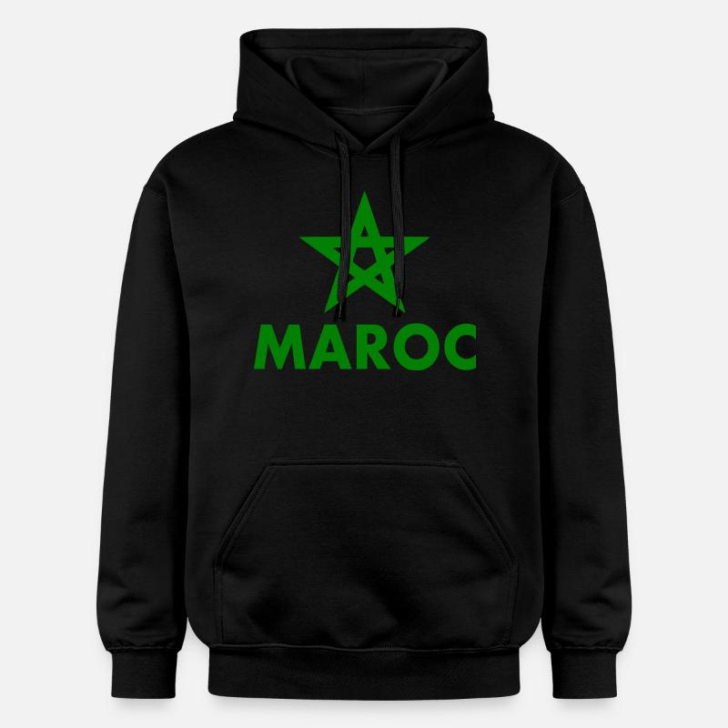 Maroc - Sweat à capuche Softstyle® Gildan Unisexe - noir