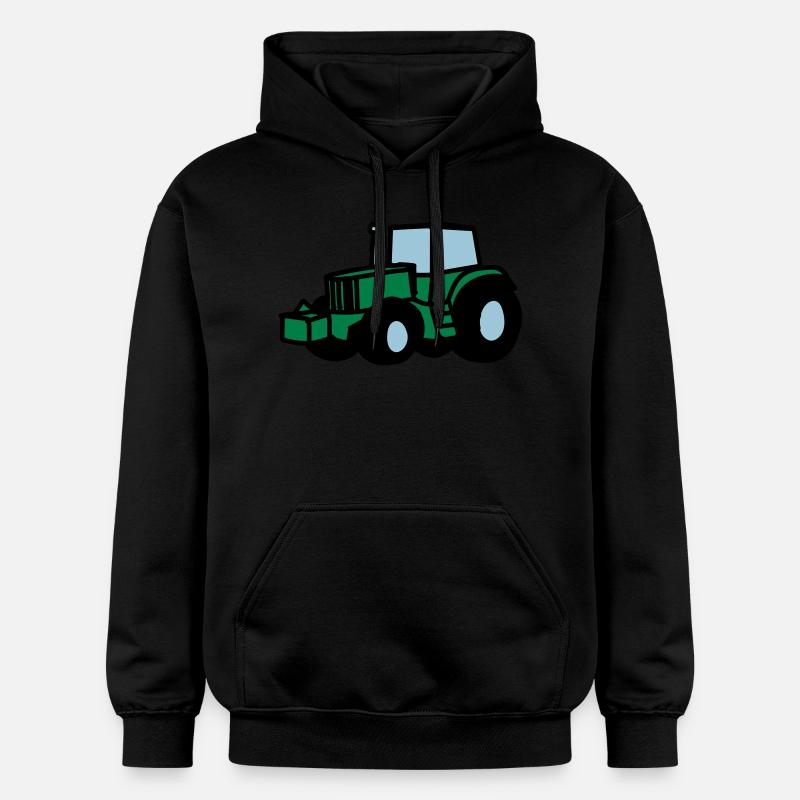 Traktor - Gildan Unisex Softstyle® Midweight Hoodie - Schwarz
