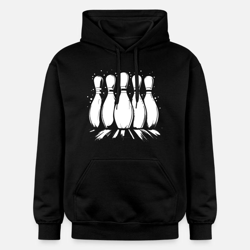 Quilles de bowling - Sweat à capuche Softstyle® Gildan Unisexe - noir