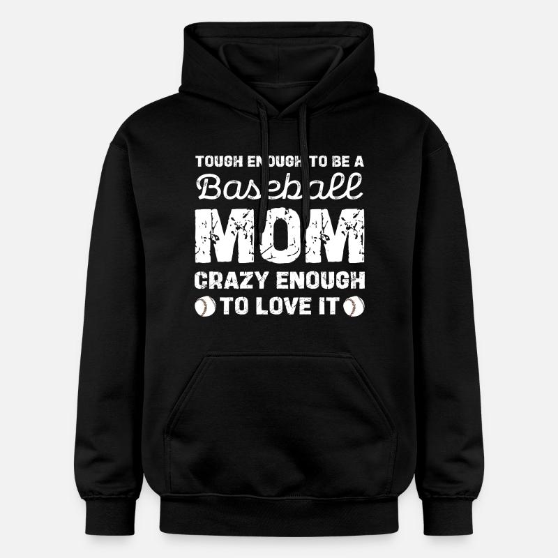 Baseball Mom Tough Love Graphique - Sweat à capuche Softstyle® Gildan Unisexe - noir