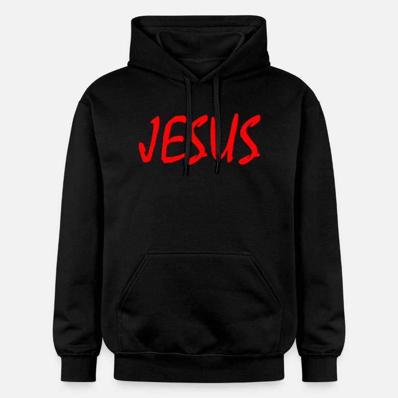 Jesus - Sweat à capuche Softstyle® Gildan Unisexe - noir