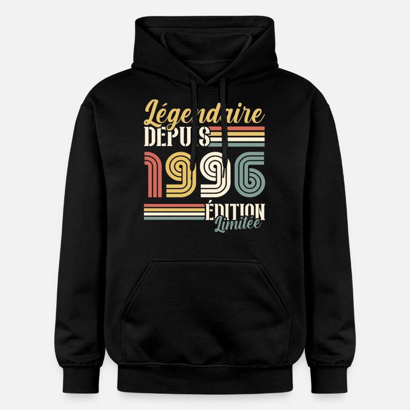 Légendaire Depuis 1996 - Sweat à capuche Softstyle® Gildan Unisexe - noir