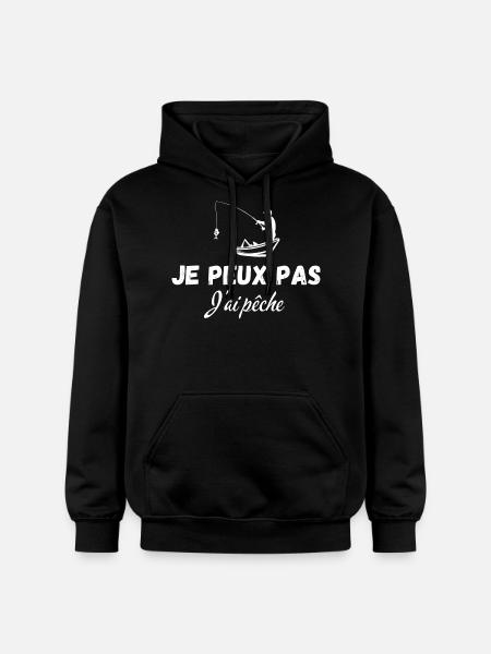 I can't I fished - Gildan Unisex Softstyle® Midweight Hoodie - black
