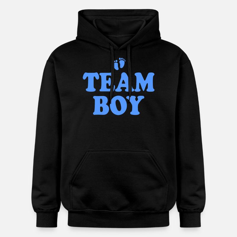 Team boy - Sweat à capuche Softstyle® Gildan Unisexe - noir
