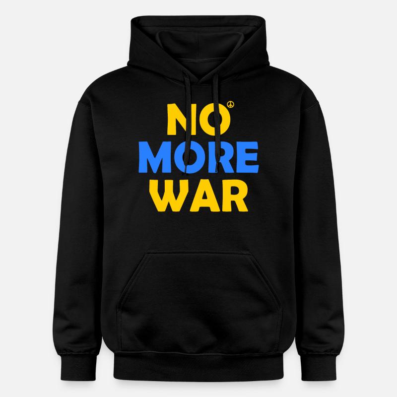 No more war - Sweat à capuche Softstyle® Gildan Unisexe - noir