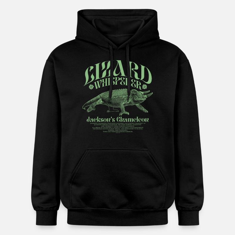 Jackson's Chamäleon Echsenflüsterer - Gildan Unisex Softstyle® Midweight Hoodie - Schwarz