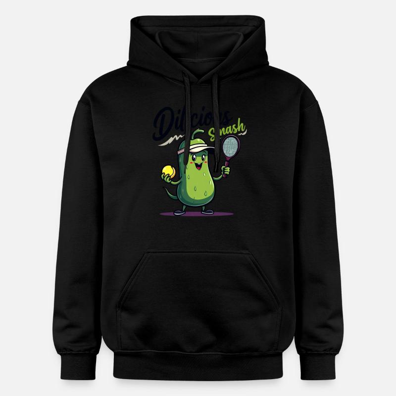 Dillcious Smash Pickle Tennis Fun - Sweat à capuche Softstyle® Gildan Unisexe - noir