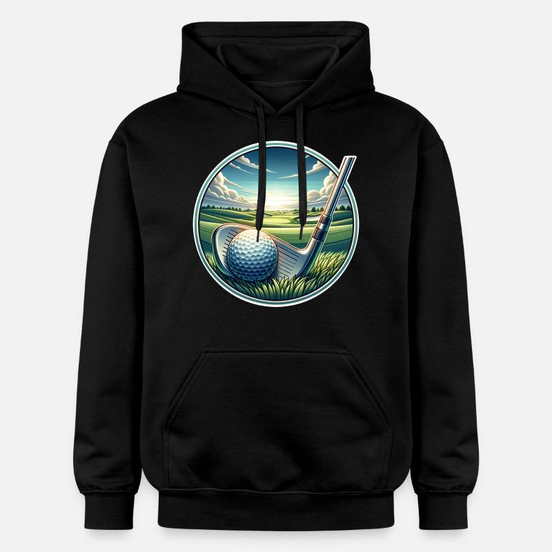 Golfe - Sweat à capuche Softstyle® Gildan Unisexe - noir