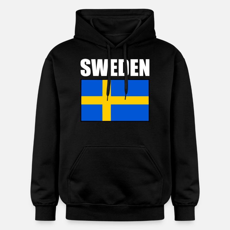 Suède - Sweat à capuche Softstyle® Gildan Unisexe - noir