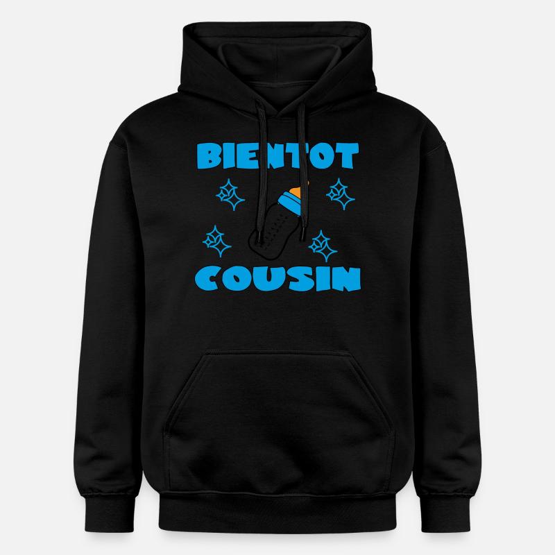 BIENTOT COUSIN - Sweat à capuche Softstyle® Gildan Unisexe - noir
